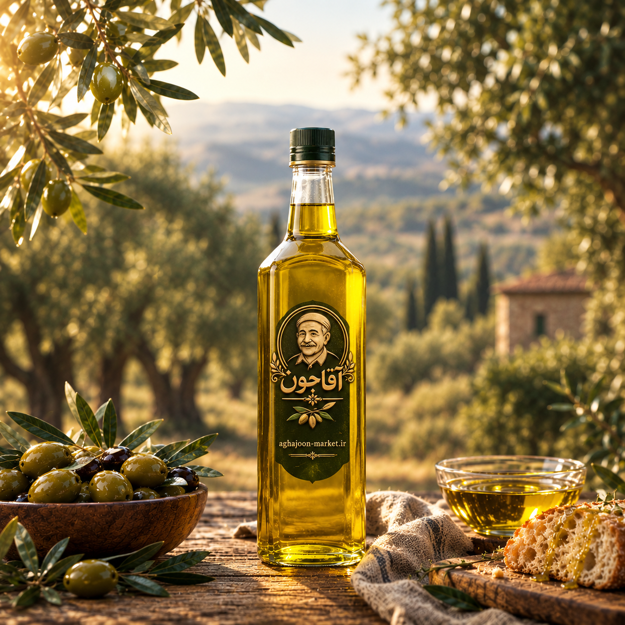 روغن زیتون فرابکر - 1 لیتر